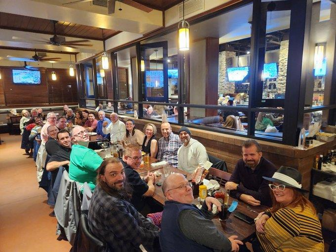 Picture from speakers dinner at Granite City in Maple Grove, MN.